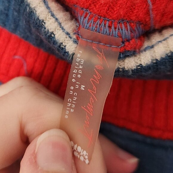 FREE PEOPLE Blue Early Riser Track Pants - Picture 5 of 7